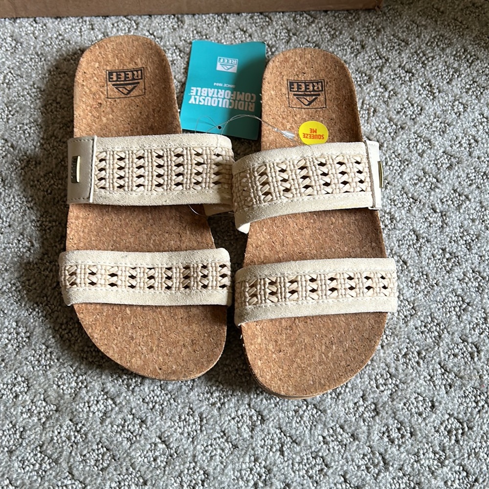 Reef cushion woven vista women’s 9 tan asst jg